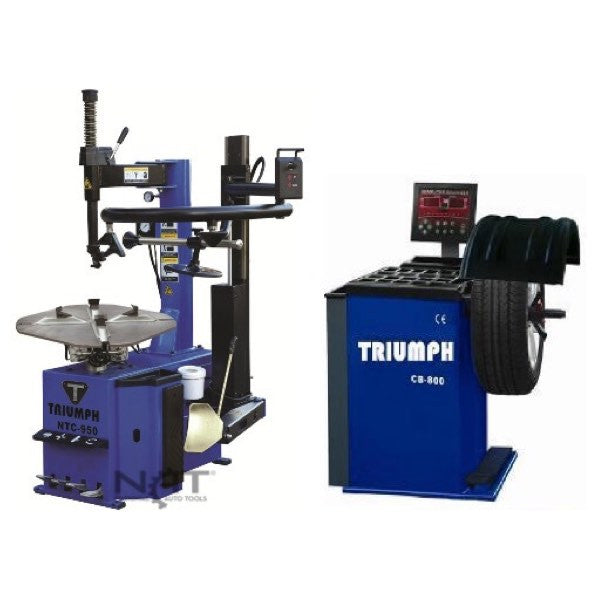 NTC-950-1 Tire Changer NTB-800 Wheel Balancer Combo